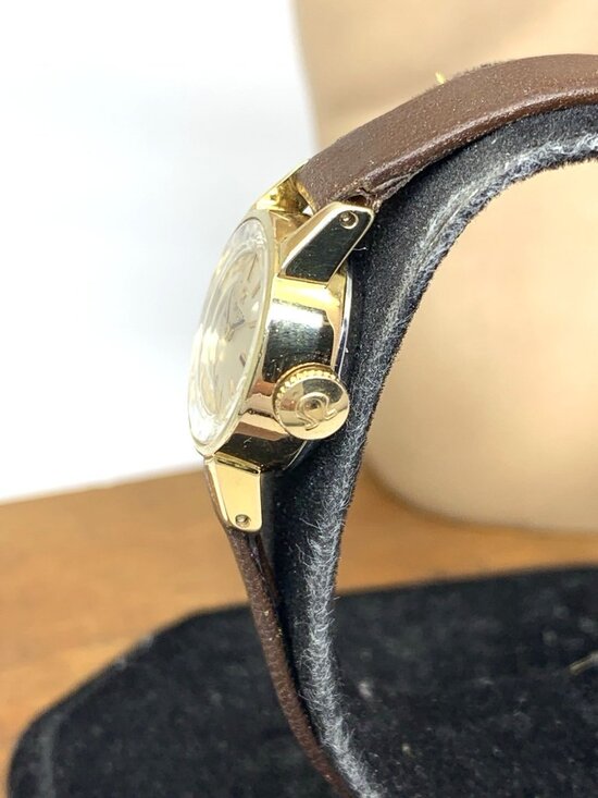 Omega De Ville Women\'s Watch Swiss Mechanical Vintage 1964 Brown Leather 19mm main image 13